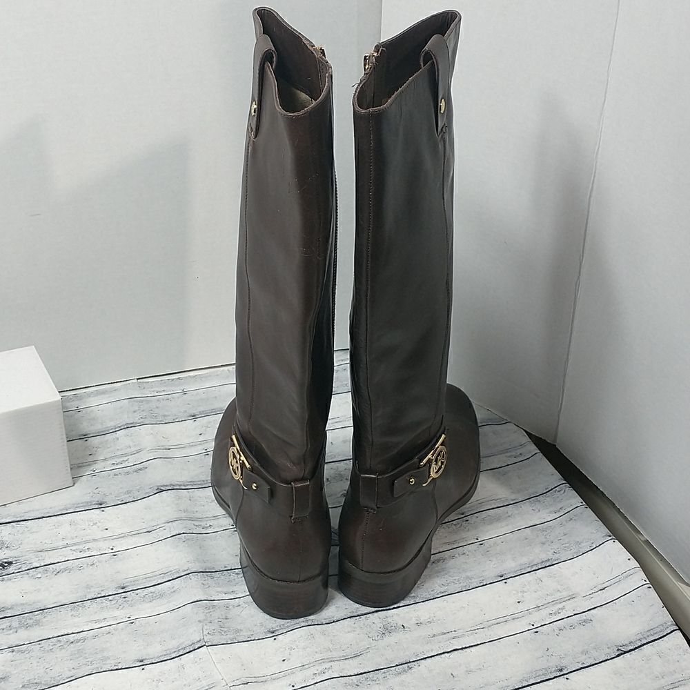 Michael Kors Dark Brown Riding Boots SZ 9.5M - Picture 4 of 10